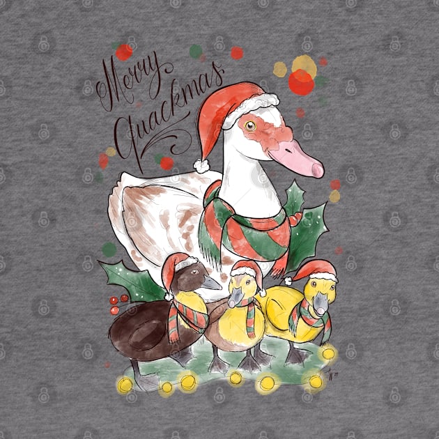 Merry quackmas by Jurassic Ink